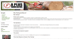 Desktop Screenshot of aplustraining.com.au